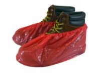 Shoe Covers: Red, Waterproof