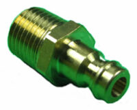 VIPER® Threaded Plug, 1/4″ NPT, Male, Brass. 